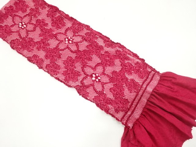 JAPANESE KIMONO / OBIAGE FOR FURISODE / SHIBORI / SILK